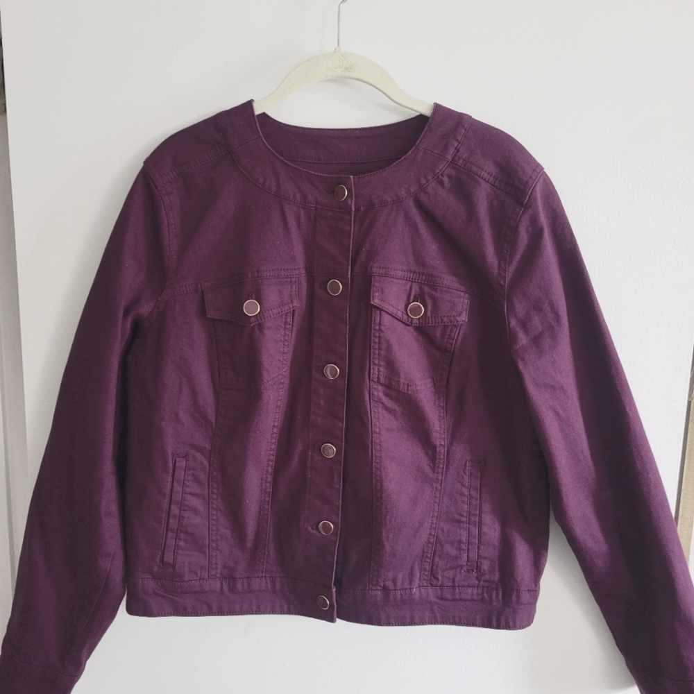 Cropped Denim Jacket